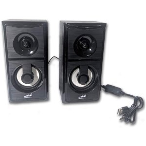 Shivox SX003 Multimedia Speaker with Mini Audio Control – Powerful Sound, Compact Design