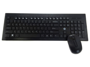 HP CS300 Keyboard & Mouse Combo | Ergonomic Design | Durable Wired Set | Black