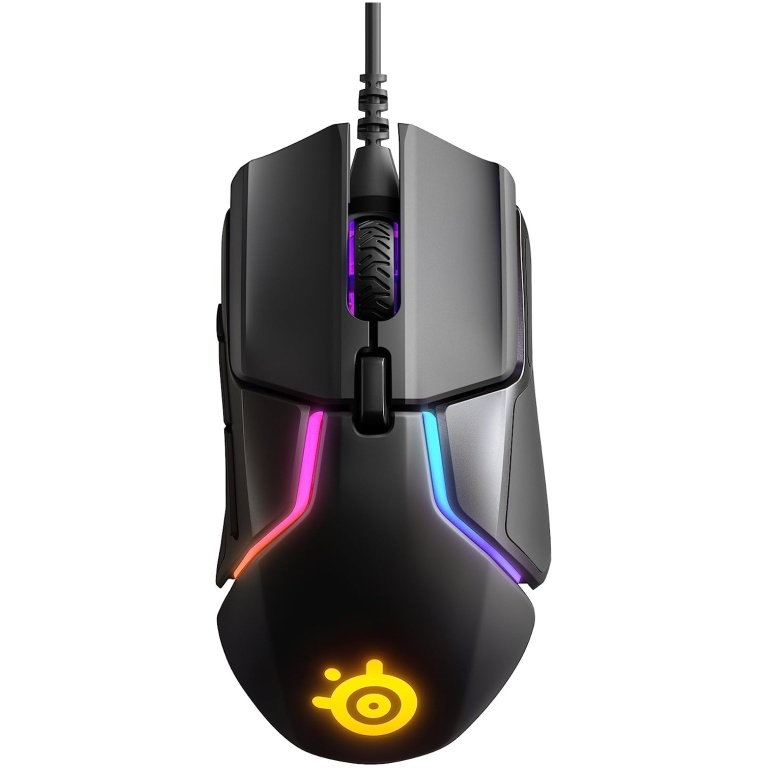 SteelSeries Rival 600 gaming mouse with TrueMove3+ dual optical sensors and 12,000 CPI – available at DKV General Trading