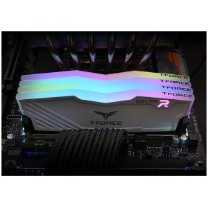 TeamGroup T-Force Delta RGB 16GB (2x8GB) DDR4 RAM: 3600MHz Speed, CL18 Latencies, Stunning RGB Lighting, Plug & Play Performance