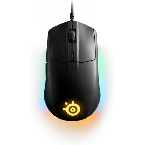 SteelSeries Rival 3 Wired Gaming Mouse – Experience Enhanced Accuracy and Performance with TrueMove Core Sensor and 8,500 CPI