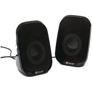 Kisonli X7 Portable USB Mini Speakers: 2.0 Stereo Sound, RGB Lighting, USB & 3.5mm Connectivity, Plug & Play