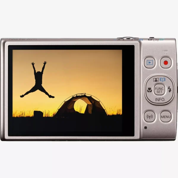 Canon IXUS 285 HS – Silver A compact, high-performance point-and-shoot camera, ideal for bulk sales to businesses, retail outlets, and content teams seeking value and reliability. - Image 2