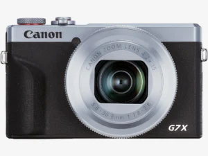 Canon PowerShot G7 X Mark III Compact Camera Silver – Flip-up screen, compact design, made for vlogging and business resale