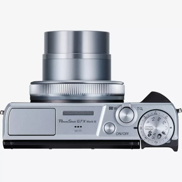 Canon PowerShot G7 X Mark III Compact Camera Silver – Flip-up screen, compact design, made for vlogging and business resale