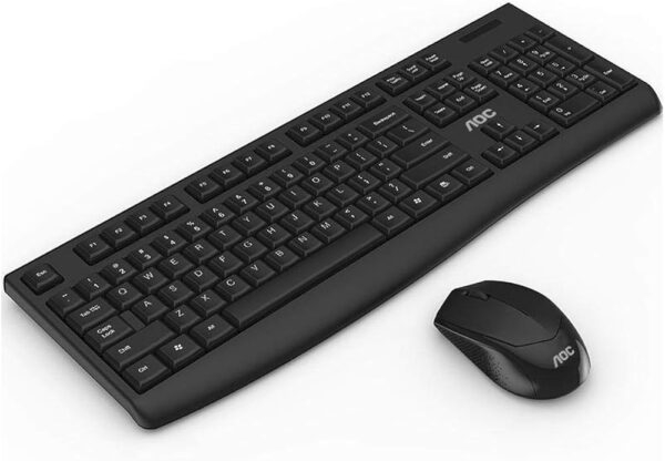 AOC KM120 Wireless Keyboard and Mouse as a standalone unit,Wireless precision and comfort meet portable design – AOC KM120 delivers smooth, lag-free typing for work, travel, or creative projects - Image 2