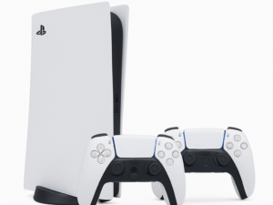 Sony PlayStation 5 Slim Digital Edition DualSense Wireless Controller Double Pack (2023) - International Version offers a powerful console plus two premium controllers — ideal for bulk buyers and resellers seeking high-value gaming bundles.