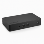 Lenovo ThinkPad Hybrid Dock, black, universal USB-C and USB-A compatibility, Gigabit Ethernet, and multiple display support for business users
