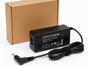 Shivox Laptop Adapter 77W, black, with 6.4x4.4mm connector and S19.5V 3.95A output, brown box packaging for wholesale and business use