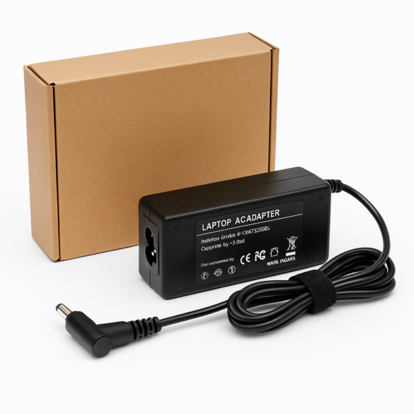 Shivox Laptop Adapter 77W, black, with 6.4x4.4mm connector and S19.5V 3.95A output, brown box packaging for wholesale and business use