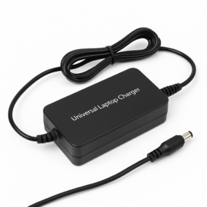 Shivox SX-101 Universal Laptop Charger, black, adjustable 12V–24V output, compatible with tablets and major laptop brands