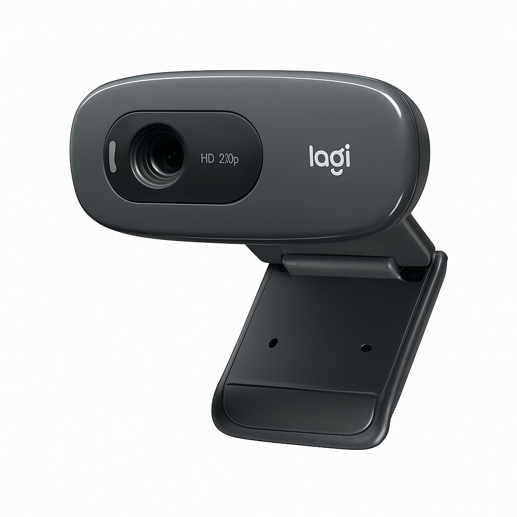 Affordable Logitech C270 HD Webcam – 720p Video Calling & Recordingand reliable 720p HD webcam with noise-reducing mic, ideal for business