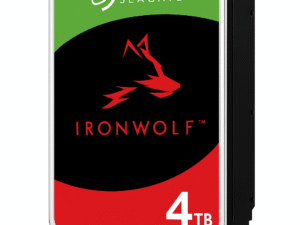 IronWolf 4TB NAS HDD, 3.5-inch CMR SATA drive with 5400 RPM and 256MB cache, built for RAID and 24/7 NAS use