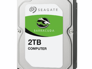 Seagate Barracuda 2TB internal hard drive, 3.5-inch SATA 6 Gb/s, 7200 RPM with 256MB cache, ideal for desktops and business storage