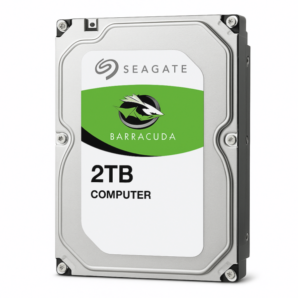 Seagate Barracuda 2TB internal hard drive, 3.5-inch SATA 6 Gb/s, 7200 RPM with 256MB cache, ideal for desktops and business storage