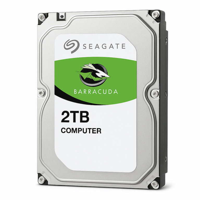Seagate Barracuda 2TB internal hard drive, 3.5-inch SATA 6 Gb/s, 7200 RPM with 256MB cache, ideal for desktops and business storage