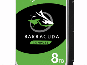 Seagate Barracuda 8TB internal hard drive, 3.5-inch SATA 6 Gb/s, 5400 RPM, 256MB cache, ideal for desktops and data storage systems