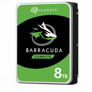 Seagate Barracuda 8TB internal hard drive, 3.5-inch SATA 6 Gb/s, 5400 RPM, 256MB cache, ideal for desktops and data storage systems