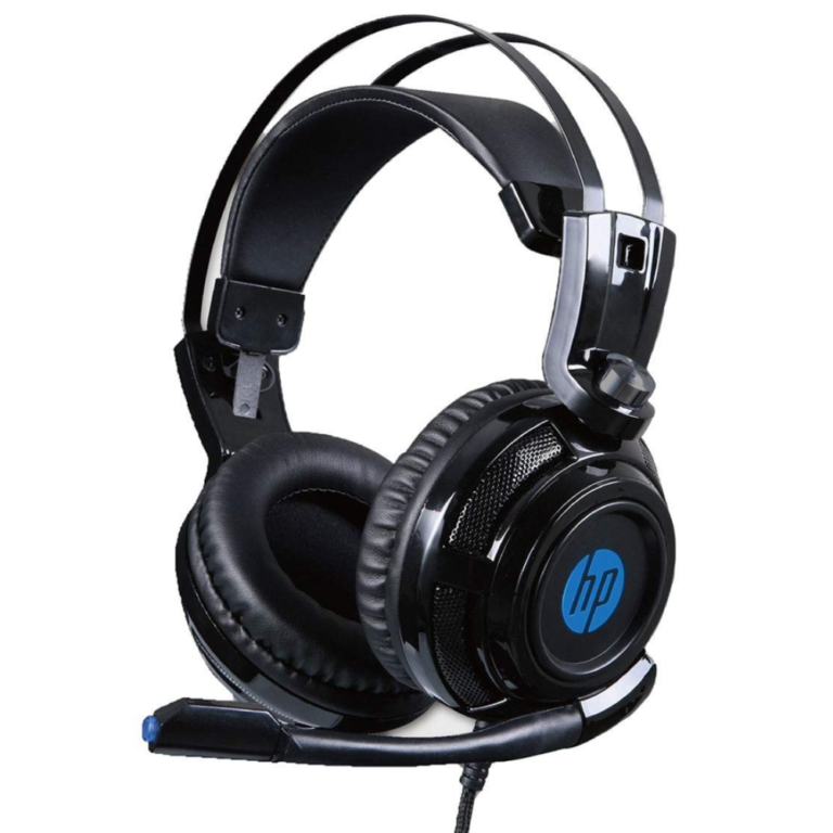 HP H200 Gaming Headset with LED, 7.1 Surround Sound, Mic, and 50mm Skin-Friendly Speakers – Ideal for Bulk Orders