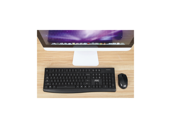 AOC KM120 Wireless Keyboard and Mouse as a standalone unit,Wireless precision and comfort meet portable design – AOC KM120 delivers smooth, lag-free typing for work, travel, or creative projects - Image 7