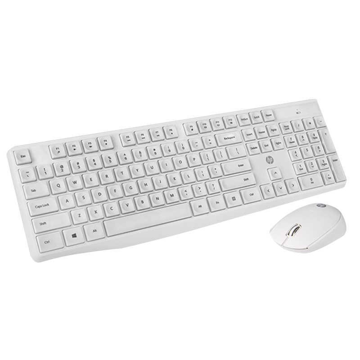 HP CS10 Wireless Keyboard and Mouse Combo in White – Ideal for Office and Bulk Purchase