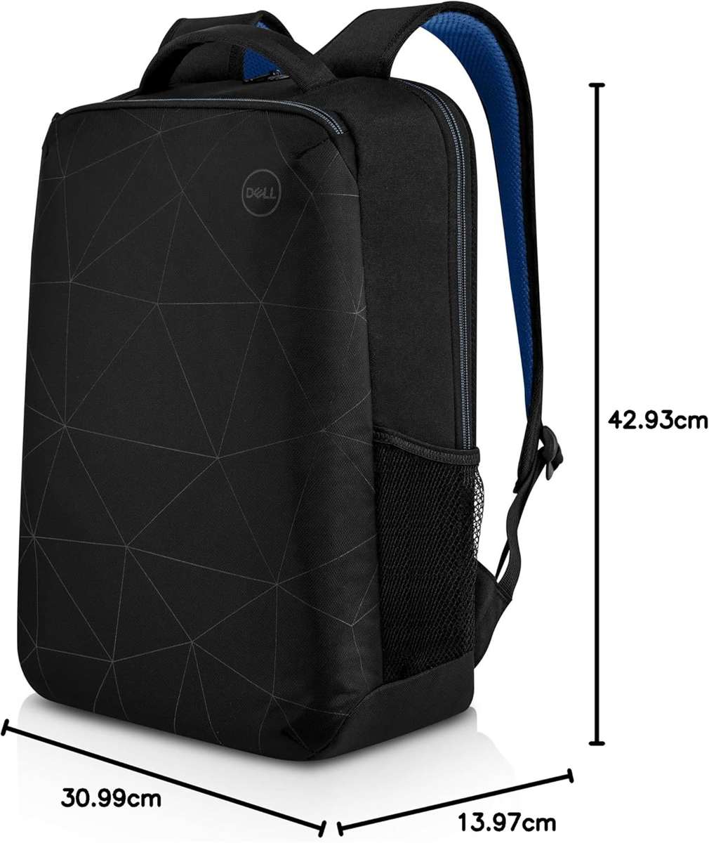 Dell ES1520P 15.6-inch Essential Backpack front view with laptop compartment