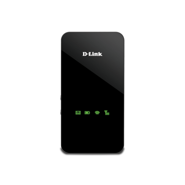 D-Link DWR-720 3G HSPA+ Mobile Router with compact design, 3G HSPA+ support, microSD slot, and ideal for remote business connectivity.