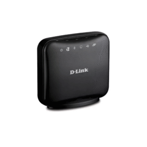 D-Link DWR-111 Wireless N150 3G Router with USB port, Ethernet ports, and LED indicators, ideal for business and remote connectivity