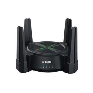 D-Link DIR-X6080Z AX6000 Multi-Gigabit Wi-Fi 6 Router with eight high-gain antennas, dual-band Wi-Fi, and multiple gigabit ports for expansive coverage