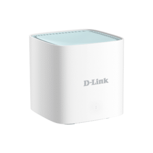 D-Link EAGLE PRO AI AX1500 Mesh Wi-Fi 6 System (M15 3-Pack) with AI-driven optimization, dual-band Wi-Fi 6 speeds, and seamless coverage