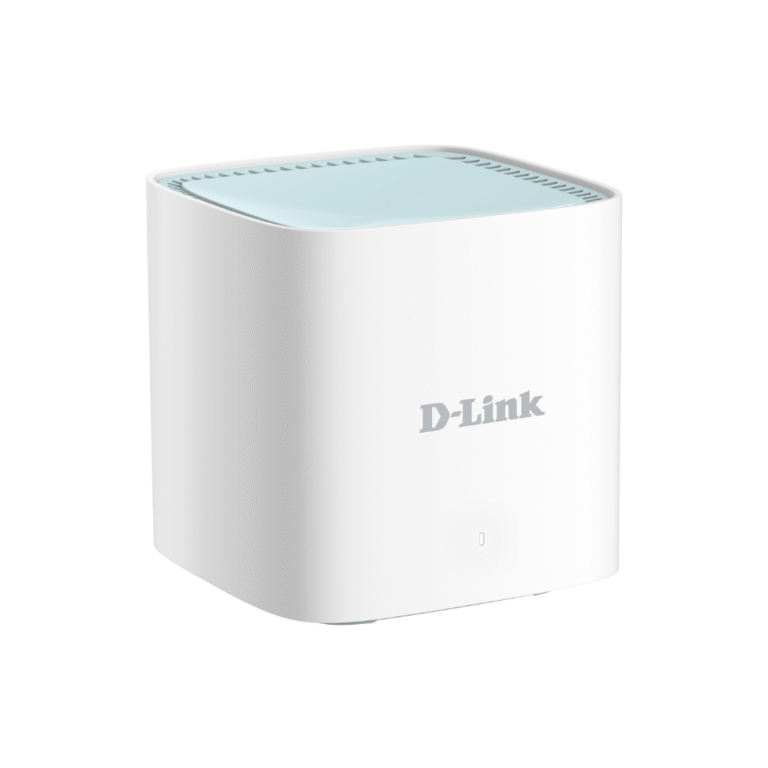 D-Link EAGLE PRO AI AX1500 Mesh Wi-Fi 6 System (M15 3-Pack) with AI-driven optimization, dual-band Wi-Fi 6 speeds, and seamless coverage