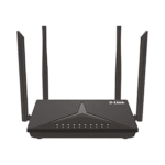 D-Link DIR-825M AC1200 Dual Band Gigabit Router with four external antennas, dual-band Wi-Fi, and multiple operating modes for business use