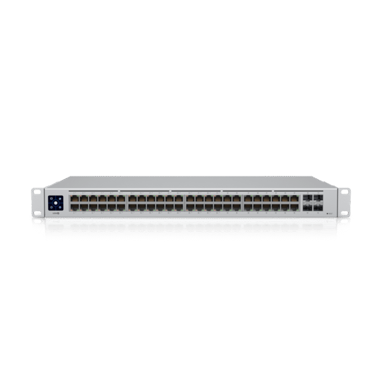 Ubiquiti USW48POEEU, 48-port PoE switch, 32 PoE+ 195W, 4× SFP, B2B wholesale deployment