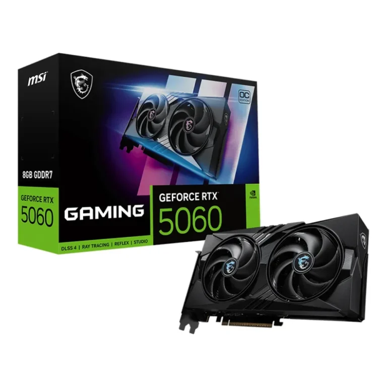 MSI RTX 5060 Shadow, 8GB GDDR7, dual TORX Fan 5.0, PCIe 5.0, bulk gaming PC GPU