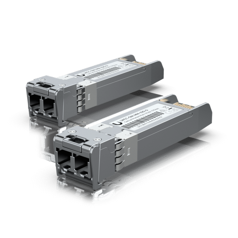Ubiquiti UACC-OM-MM-10G-D-2, 10G SFP+ multi-mode LC (850 nm, 300 m), 2-Pack, wholesale UniFi fiber uplink