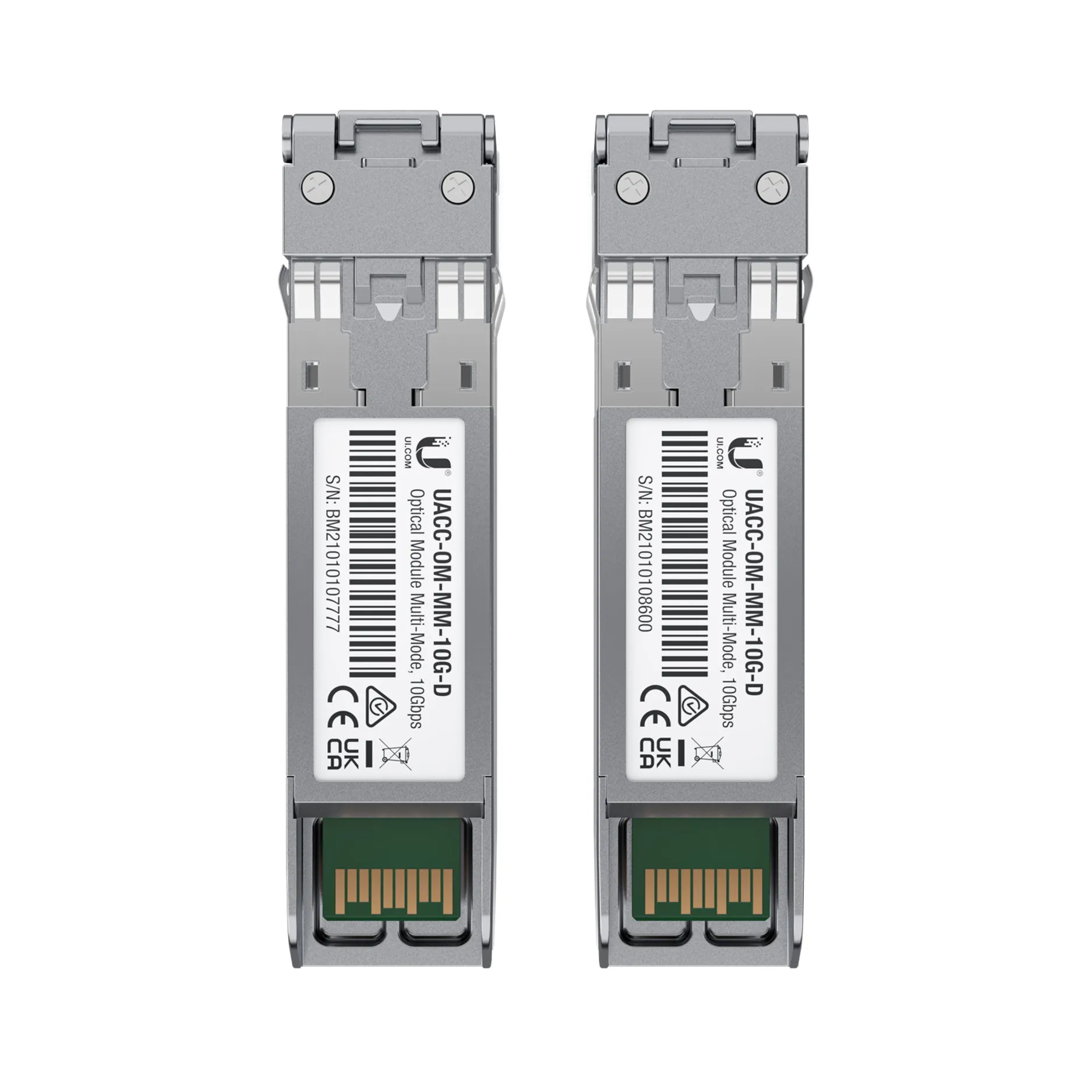 Ubiquiti UACC-OM-MM-10G-D, 10G SFP+ multi-mode LC, 850 nm up to 300 m, wholesale/MSP fiber uplink