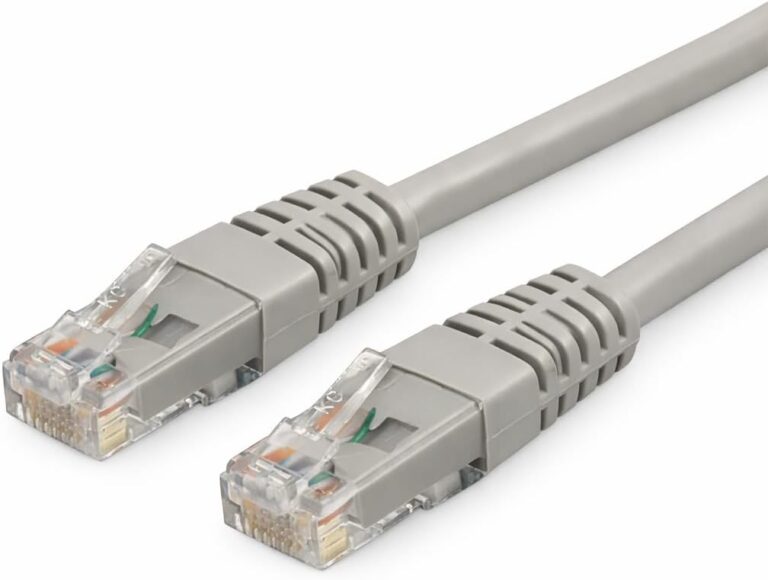 Shivox Cat 6 40M, high speed RJ45 Ethernet UTP patch cable in beige for office and bulk networking use