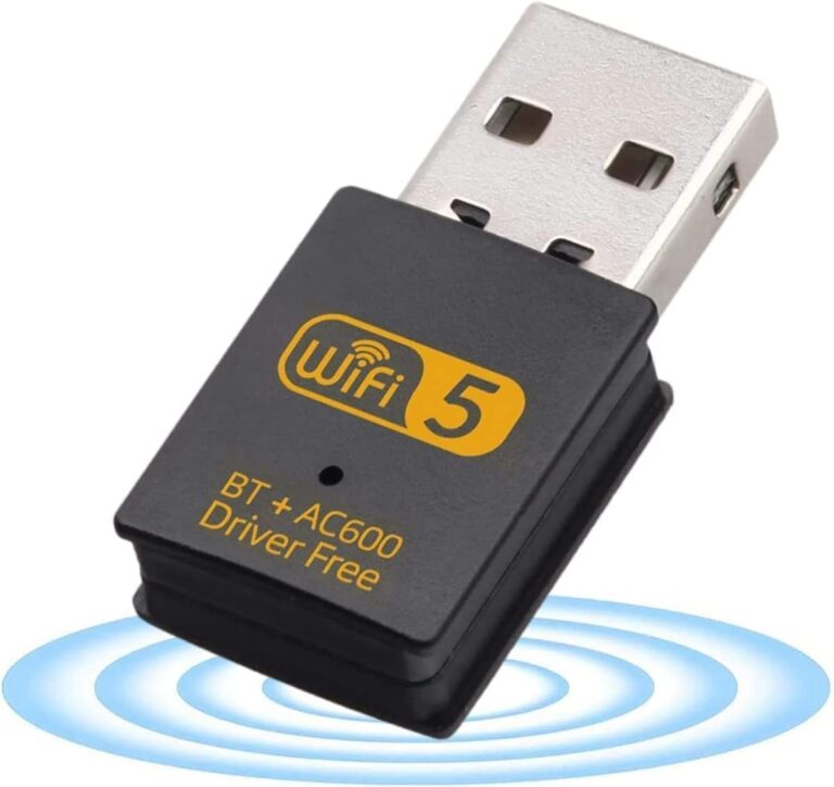 Shivox SX-UAC10, 600Mbps dual band WiFi and Bluetooth USB adapter with 5GHz support, bulk business use