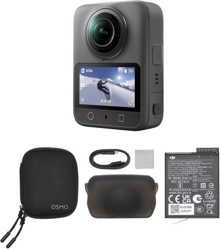DJI Osmo 360 standard combo, native 8K waterproof 360 camera with 1-inch 360 imaging and built-in storage for creator use