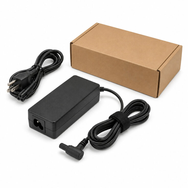 Shivox Laptop Adapter 72W black charger with I16V 4.5A output, 5.5 × 2.5mm connector and brown box packaging