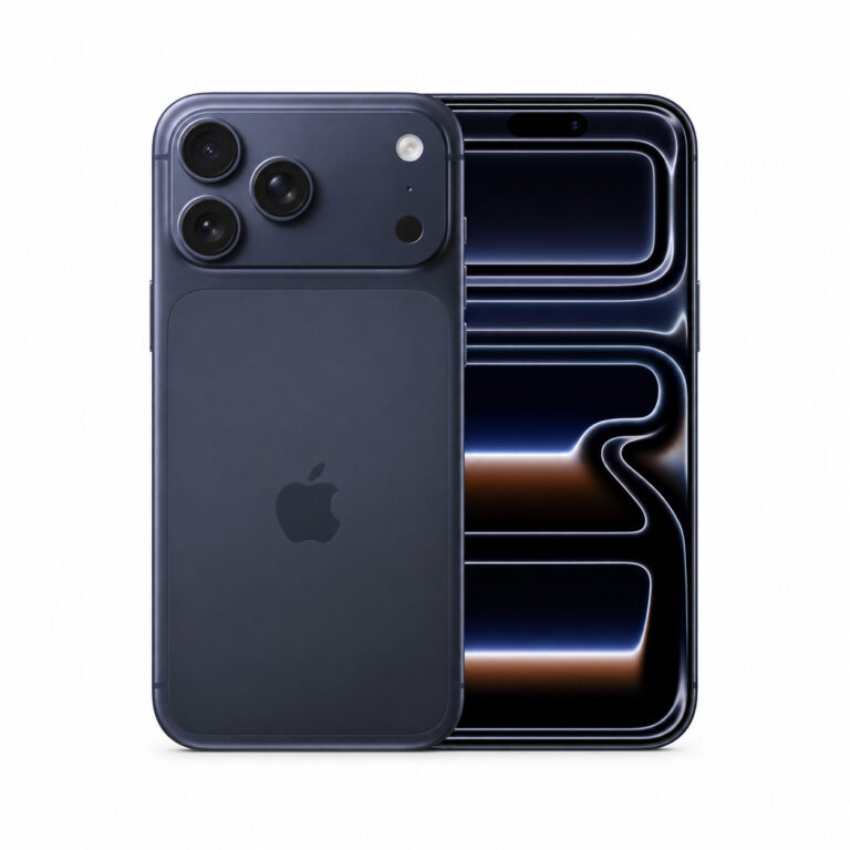 Apple iPhone 17 Pro Max 2TB Deep Blue smartphone with 6.9-inch Super Retina XDR OLED display and 48MP Pro Fusion camera system