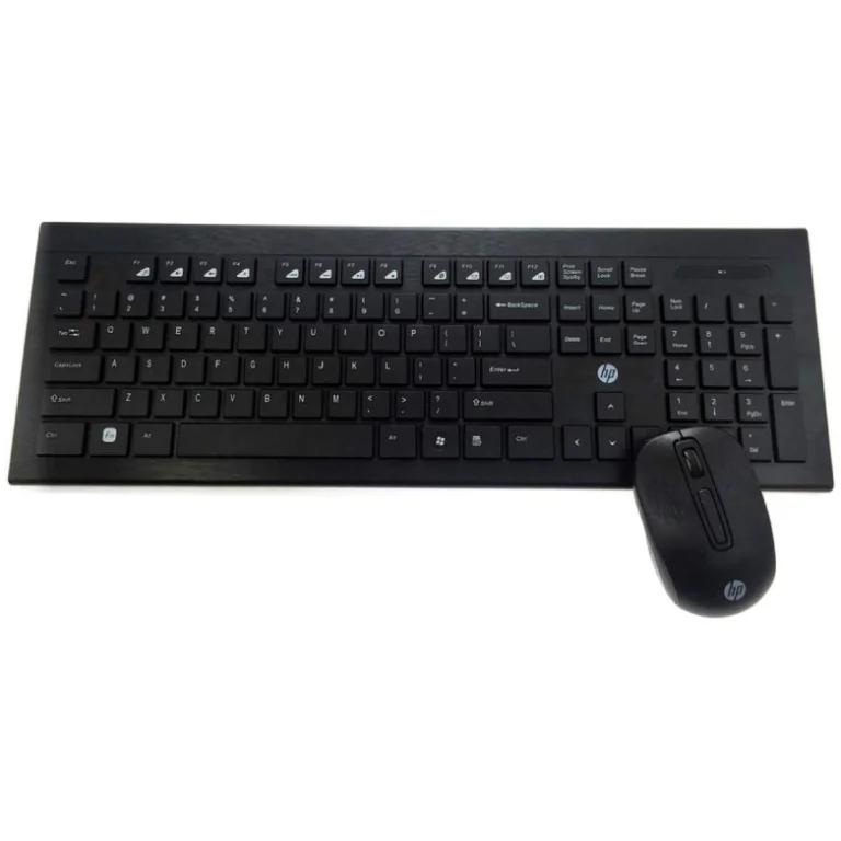 HP CS300 Keyboard & Mouse Combo | Ergonomic Design | Durable Wired Set | Black