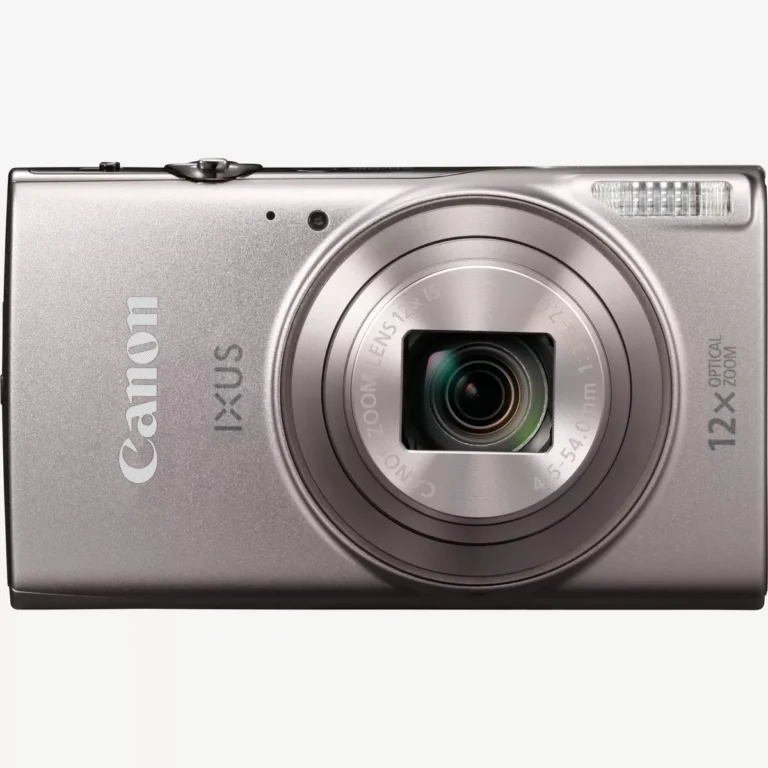 Canon IXUS 285 HS Silver – Compact camera with 12x zoom and Wi-Fi for business and resale