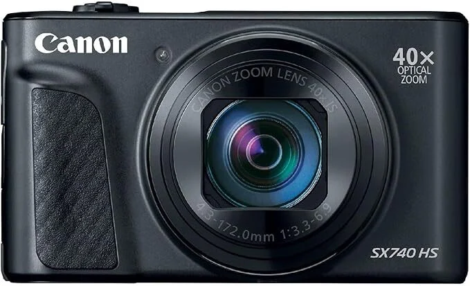 Canon PowerShot SX740 HS Black – compact camera with 40× optical zoom, 4K video, perfect for wholesale retail and bulk buying
