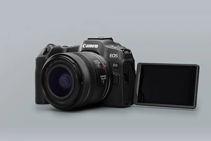 Canon EOS R8 Kit 24-50mm with 10 LPE-17 Batteries, full-frame mirrorless camera bundle for bulk buyers and resellers