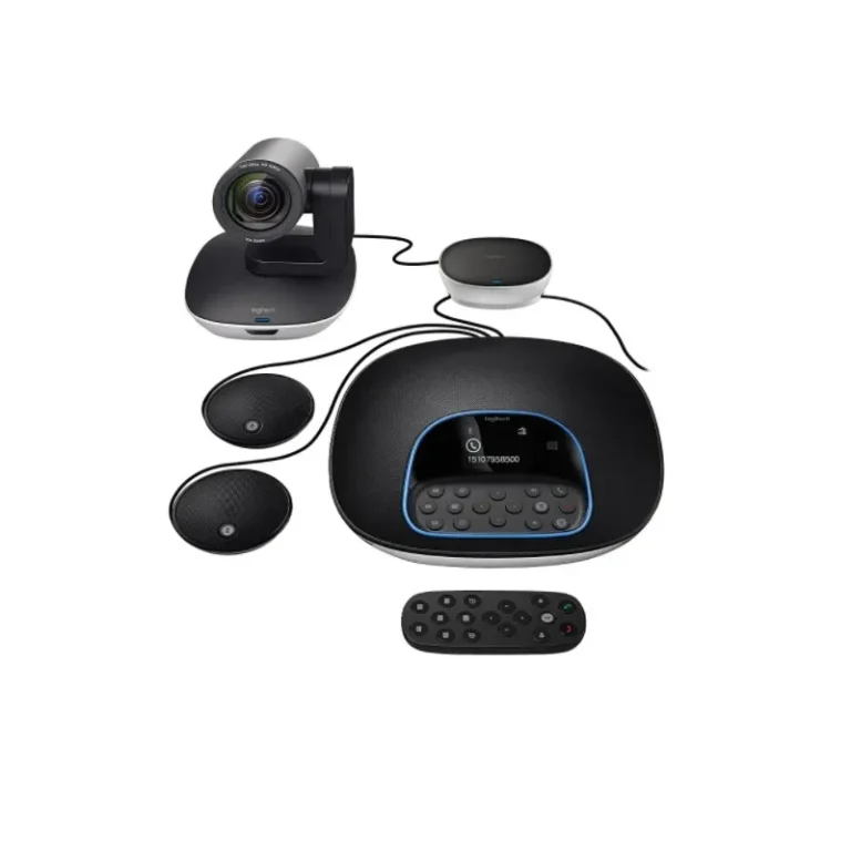 Logitech GROUP Conference Cam, 1080p HD, 90° FOV, 10x zoom, full-duplex speakerphone, USB plug-and-play, B2B wholesale