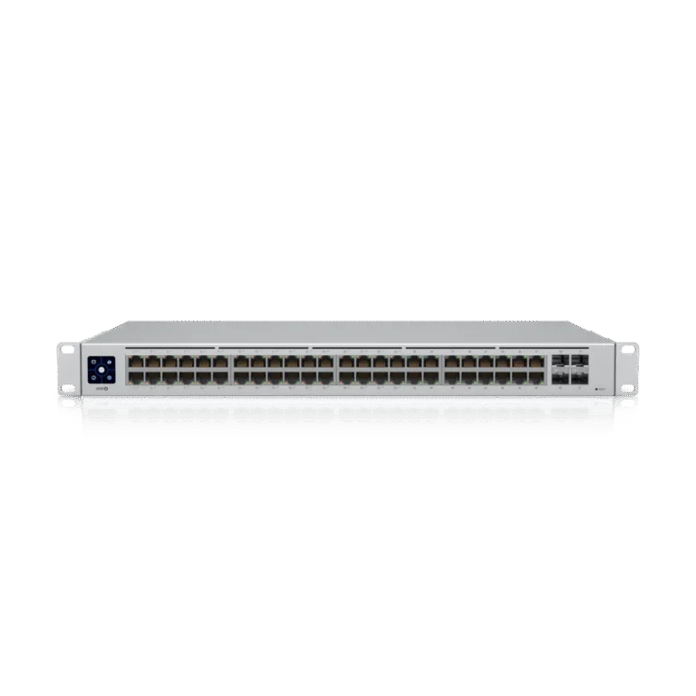 Ubiquiti USW48POEEU, 48-port PoE switch, 32 PoE+ 195W, 4× SFP, B2B wholesale deployment