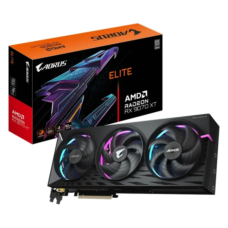 Gigabyte GV-R9070GAMING-OC-16G, Radeon RX 9070 gaming graphics card, 16GB GDDR6, WINDFORCE triple-fan cooling, gaming PC wholesale