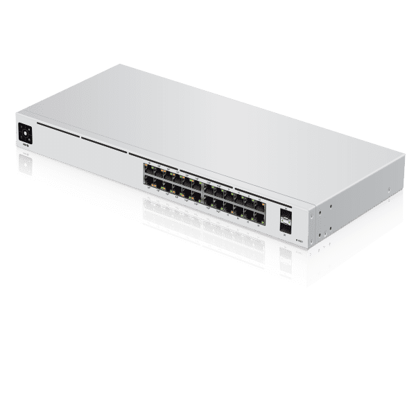 Ubiquiti USW24POEEU, 24-port PoE switch, 16 PoE+ 95W, 2× SFP, B2B wholesale deployment