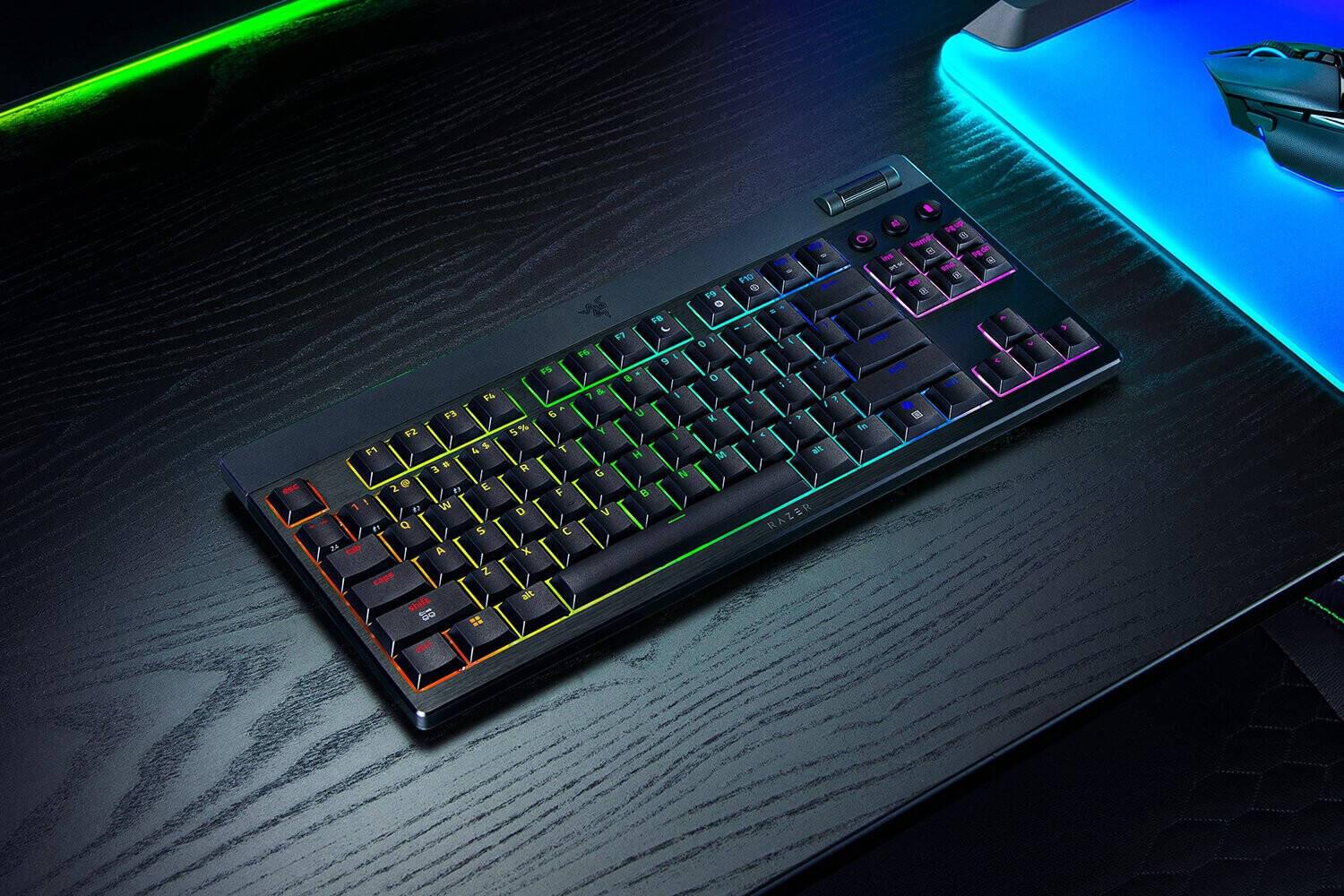 Razer RZ03-05450100-R3M1, BlackWidow V4 low-profile TKL mechanical keyboard, HyperSpeed wireless, bulk esports and B2B use